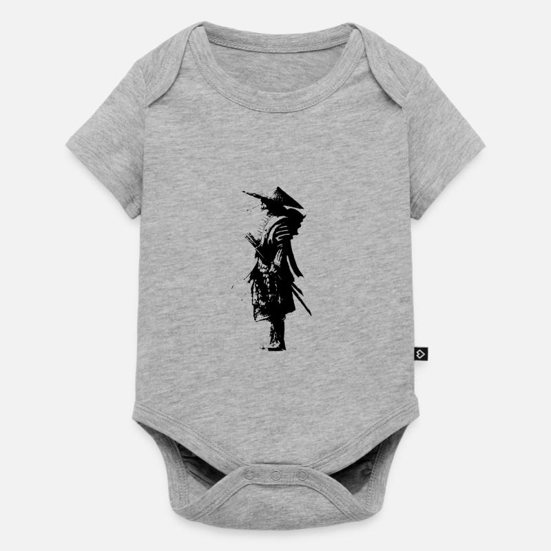 Samurai - Baby Premium short-sleeve bodysuit - heather grey
