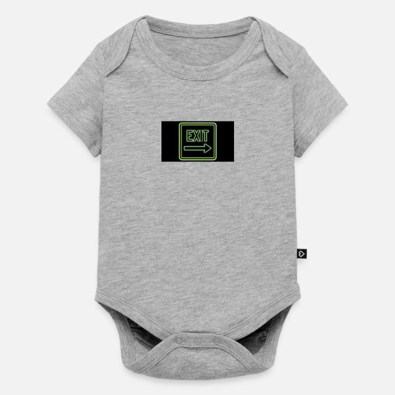 Exit - Baby Premium short-sleeve bodysuit - heather grey