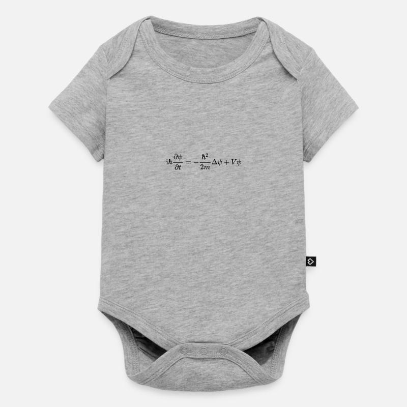 Schrödinger Équation - Body à manches courtes Premium Bébé - gris chiné