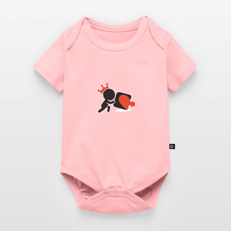 puzzle king Baby Premium short-sleeve bodysuit