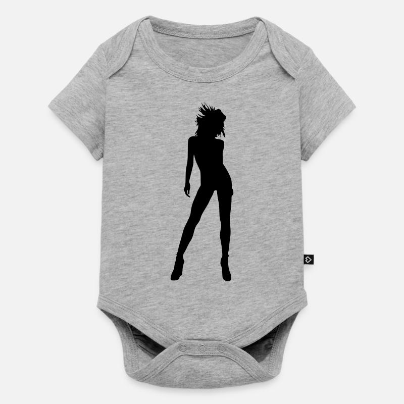 danseuse - Body à manches courtes Premium Bébé - gris chiné