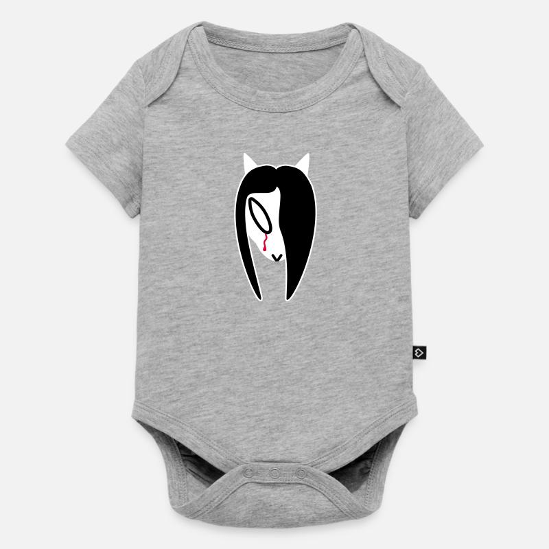 Risume - Body à manches courtes Premium Bébé - gris chiné