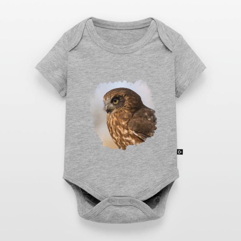 Conception de hibou Body à manches courtes Premium Bébé