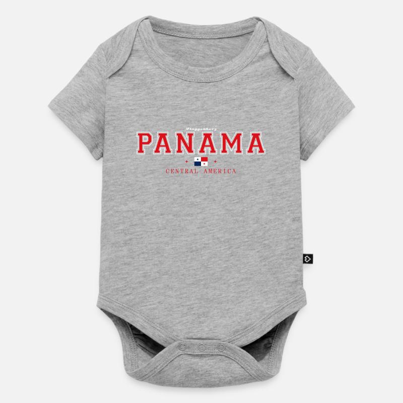 Panama - Body à manches courtes Premium Bébé - gris chiné