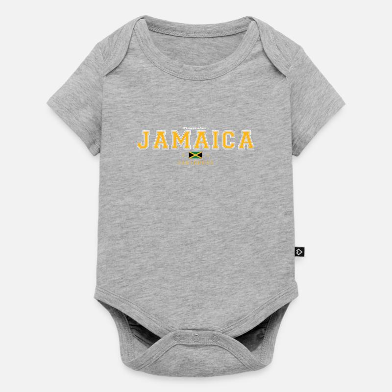 Jamaïque - Body à manches courtes Premium Bébé - gris chiné