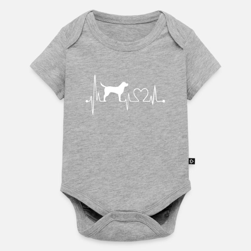 Labrador - Body à manches courtes Premium Bébé - gris chiné