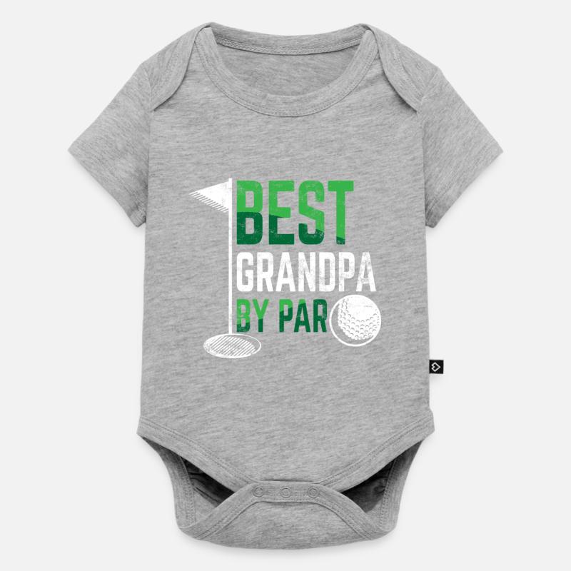 golf papy - Body à manches courtes Premium Bébé - gris chiné