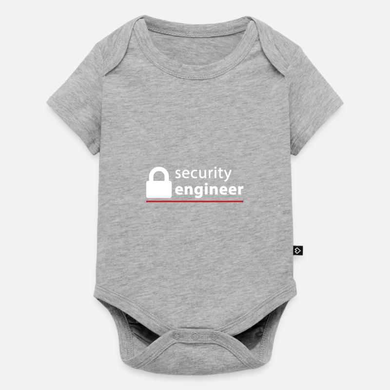 Security Engineer - Baby Premium short-sleeve bodysuit - heather grey