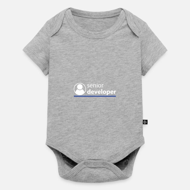 Senior Developer - Body à manches courtes Premium Bébé - gris chiné