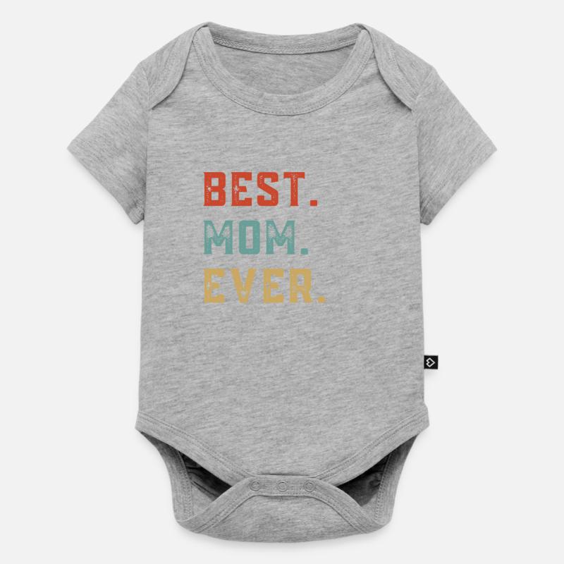 Le meilleur, maman. - Body à manches courtes Premium Bébé - gris chiné