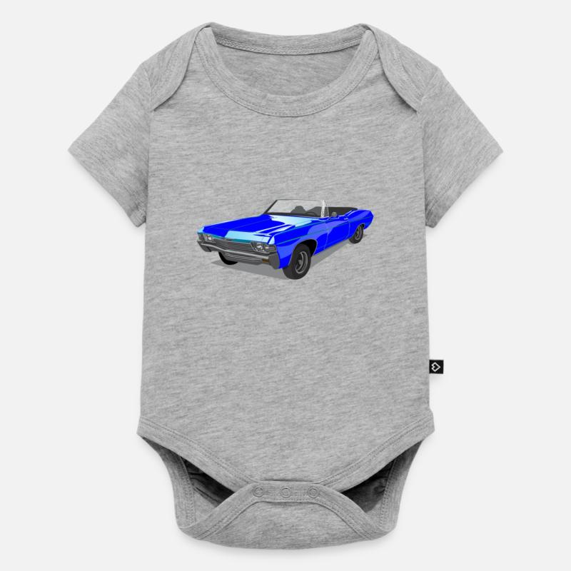 oldtimer - Baby Premium Kurzarmbody - Grau meliert