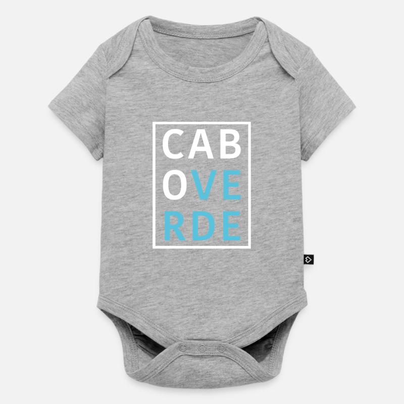 Cabo Verde Kapverden Island Design - Body à manches courtes Premium Bébé - gris chiné