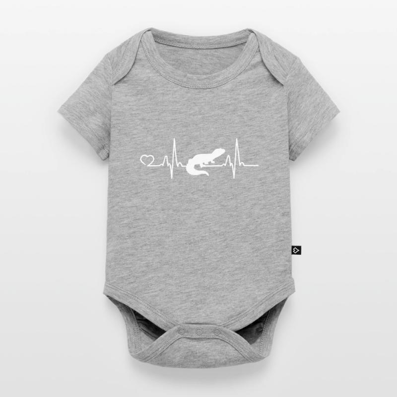 Leopardgecko Evolution Eidechse Reptilien Geschenk Baby Premium Kurzarmbody