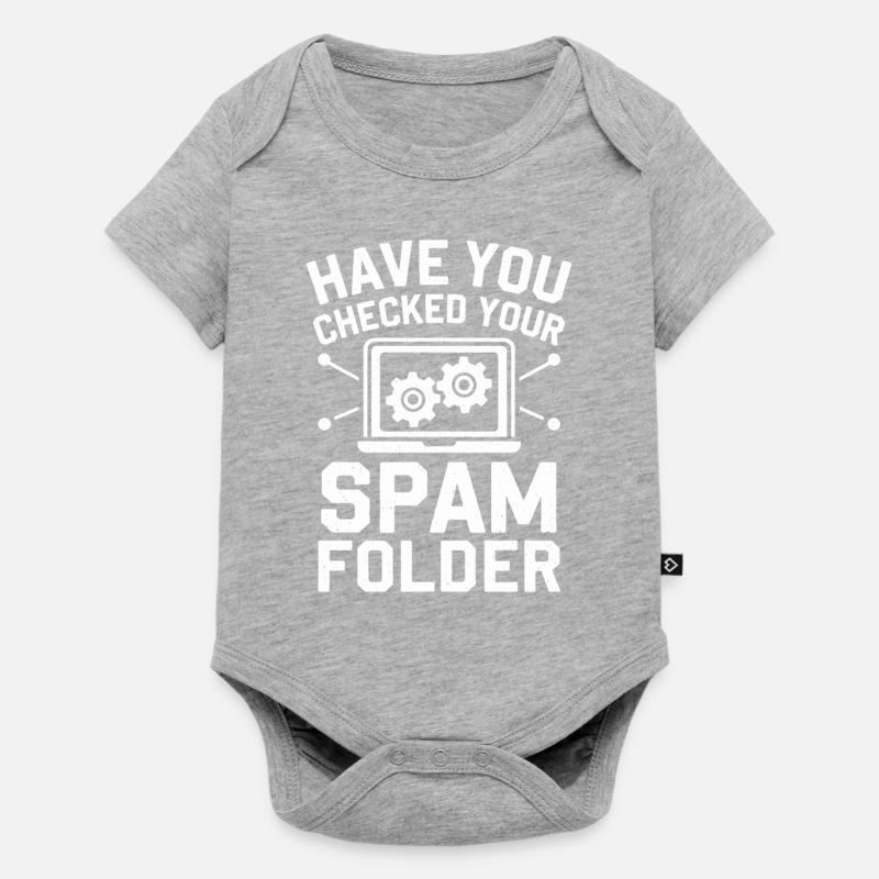 Administrator Support Nerd Computer Tech - Baby Premium short-sleeve bodysuit - heather grey