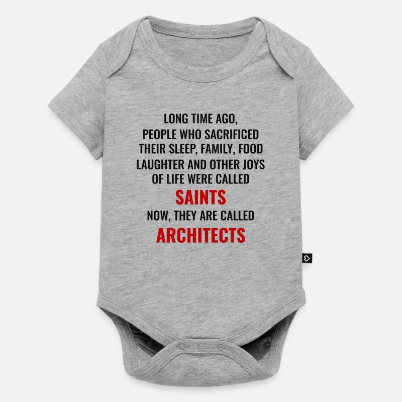 Architecte Architecte Étudiant Architecte Drôle - Body à manches courtes Premium Bébé - gris chiné