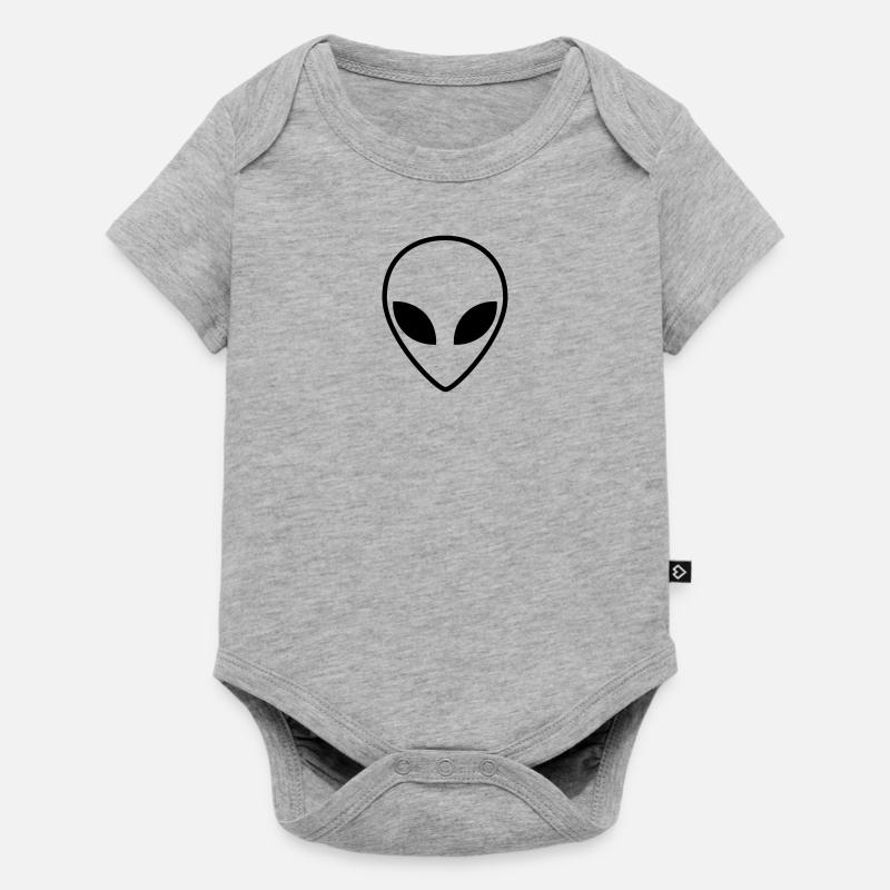 Alien - Body à manches courtes Premium Bébé - gris chiné