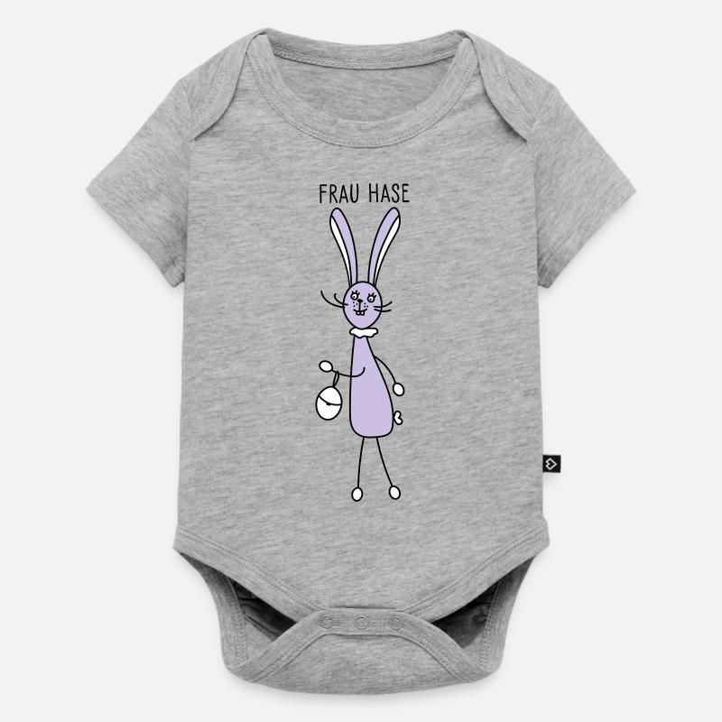 Mrs. Rabbit - Baby Premium short-sleeve bodysuit - heather grey