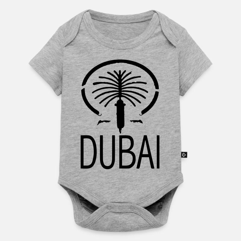 dubai - Body à manches courtes Premium Bébé - gris chiné