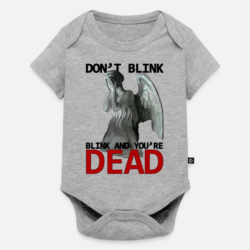 Don't blink - Body à manches courtes Premium Bébé - gris chiné