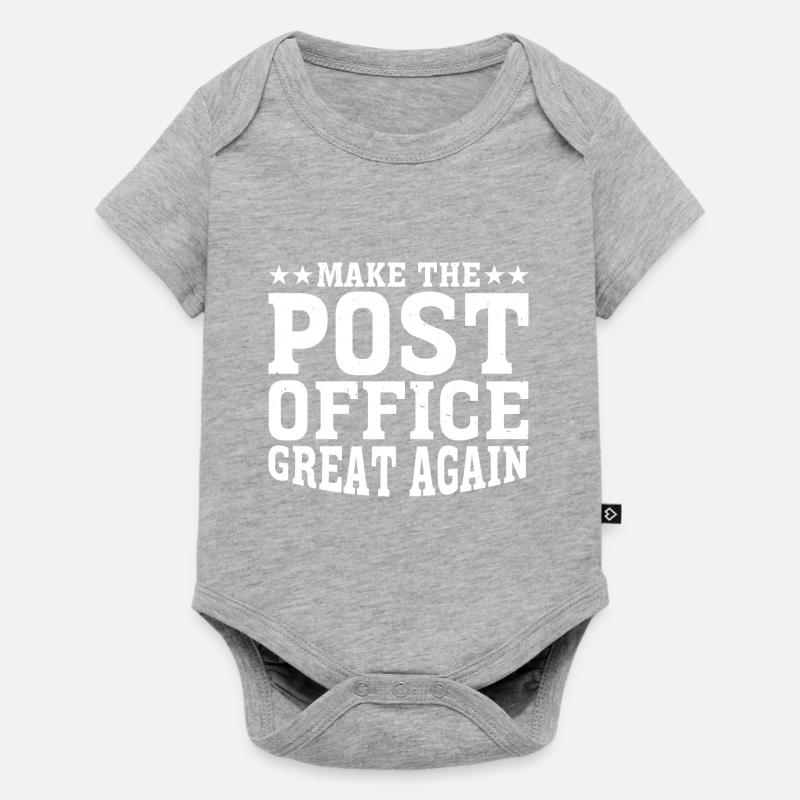 Make The Post Office Great Again 2 - Baby Premium Kurzarmbody - Grau meliert