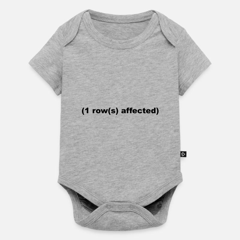 SQL Shirt - Baby Premium short-sleeve bodysuit - heather grey