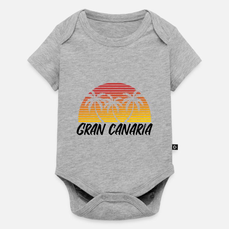 Gran Canaria - Body à manches courtes Premium Bébé - gris chiné