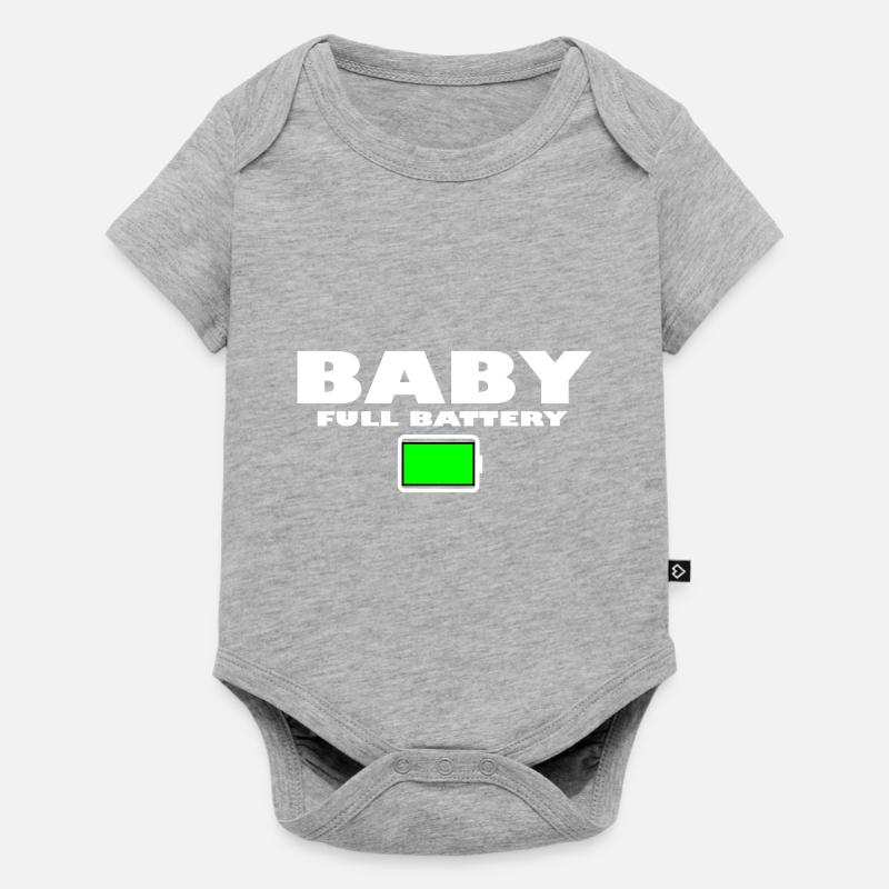 Bébé batterie complète parents, bébés, enfants - Body à manches courtes Premium Bébé - gris chiné
