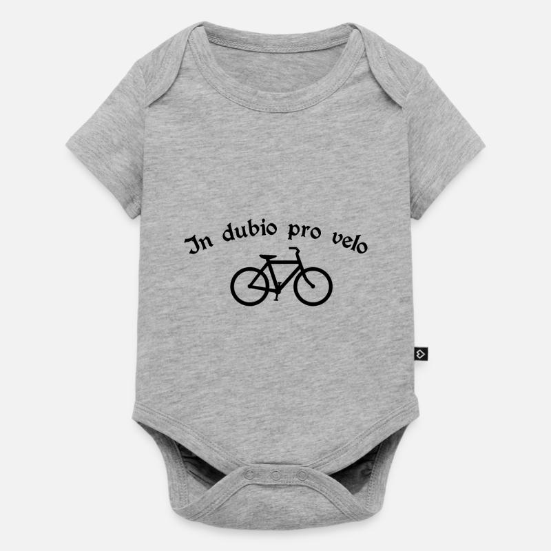 À dubio per velo - Body à manches courtes Premium Bébé - gris chiné