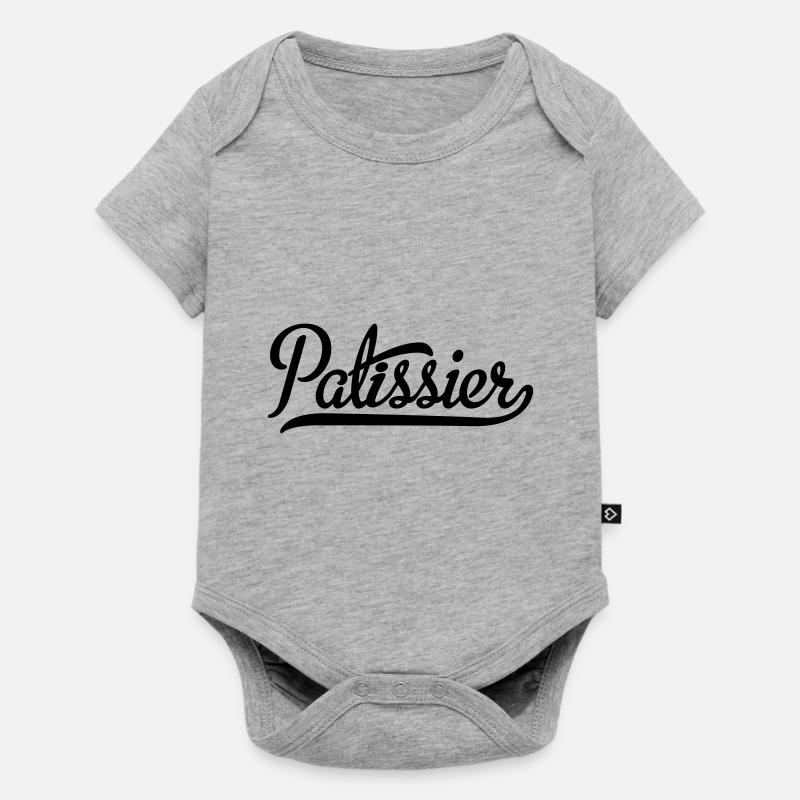 Patissier - Body à manches courtes Premium Bébé - gris chiné