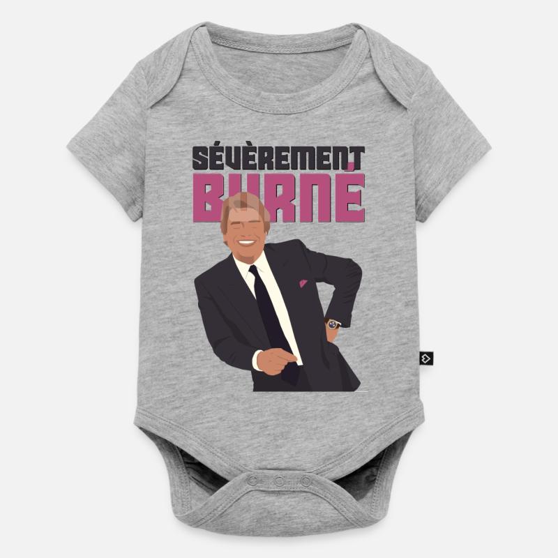 SEVEREMENT BURNÉ - Body à manches courtes Premium Bébé - gris chiné
