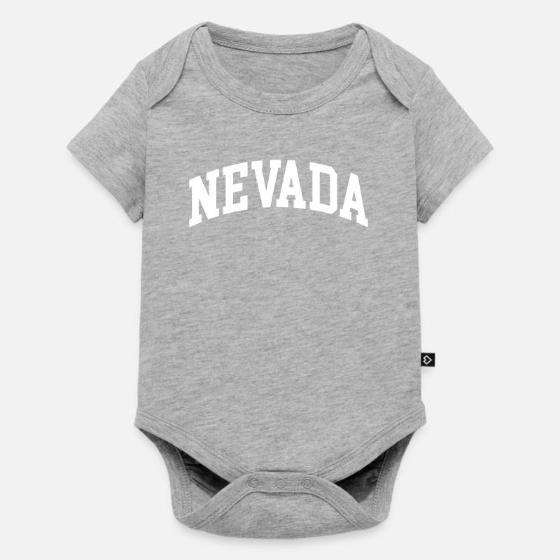Nevada - Body à manches courtes Premium Bébé - gris chiné