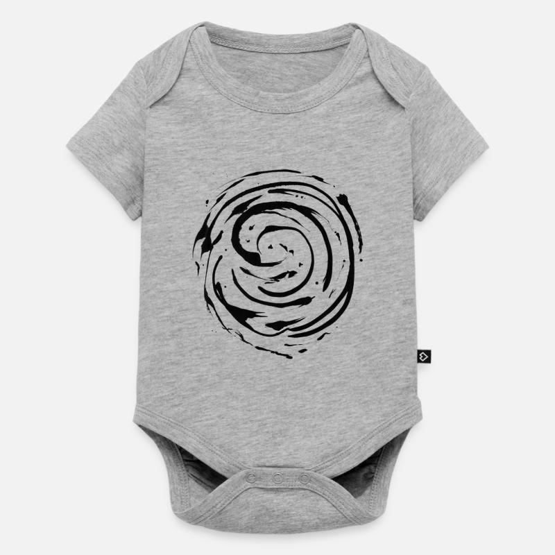 cercle - Body à manches courtes Premium Bébé - gris chiné