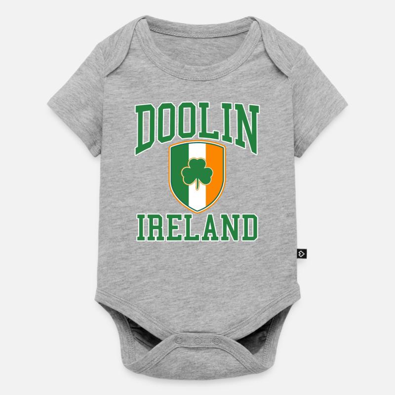 Dublin - Body à manches courtes Premium Bébé - gris chiné