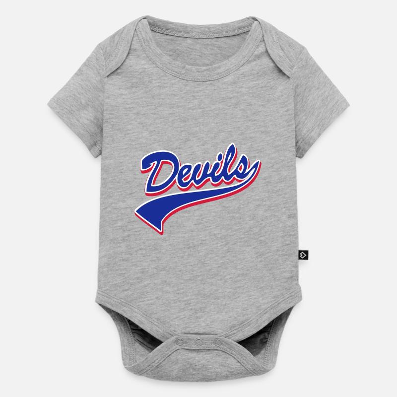 Devils Script Original - Baby Premium short-sleeve bodysuit - heather grey
