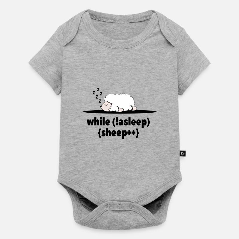Programmierer - Baby Premium Kurzarmbody - Grau meliert