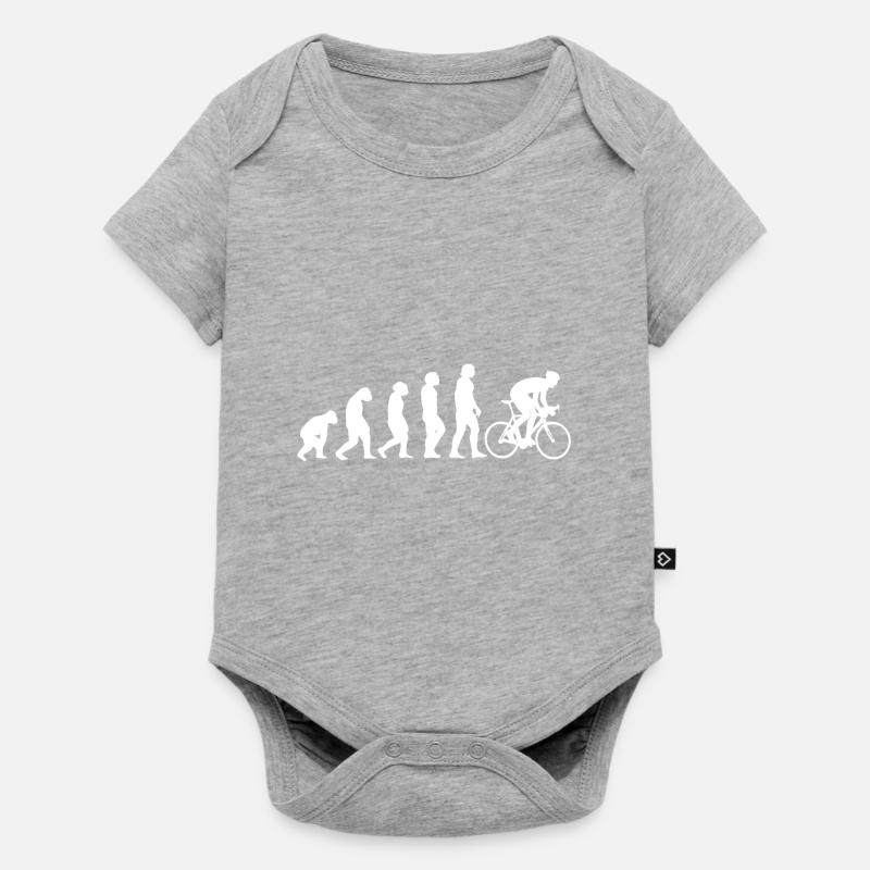Cyclisme Cyclisme Évolution cyclisme - Body à manches courtes Premium Bébé - gris chiné