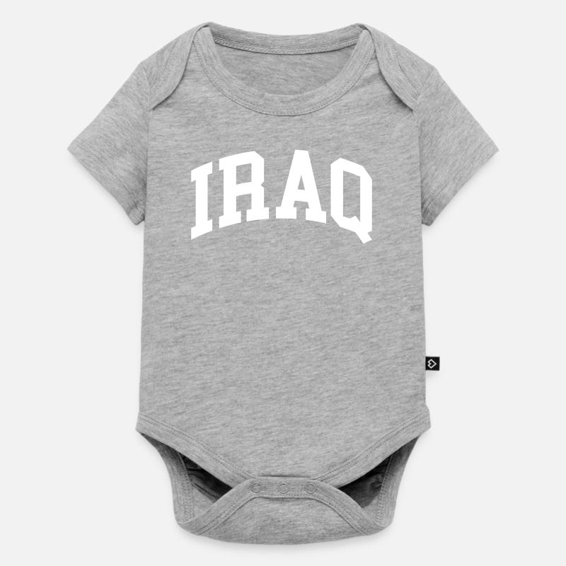Irak - Body à manches courtes Premium Bébé - gris chiné