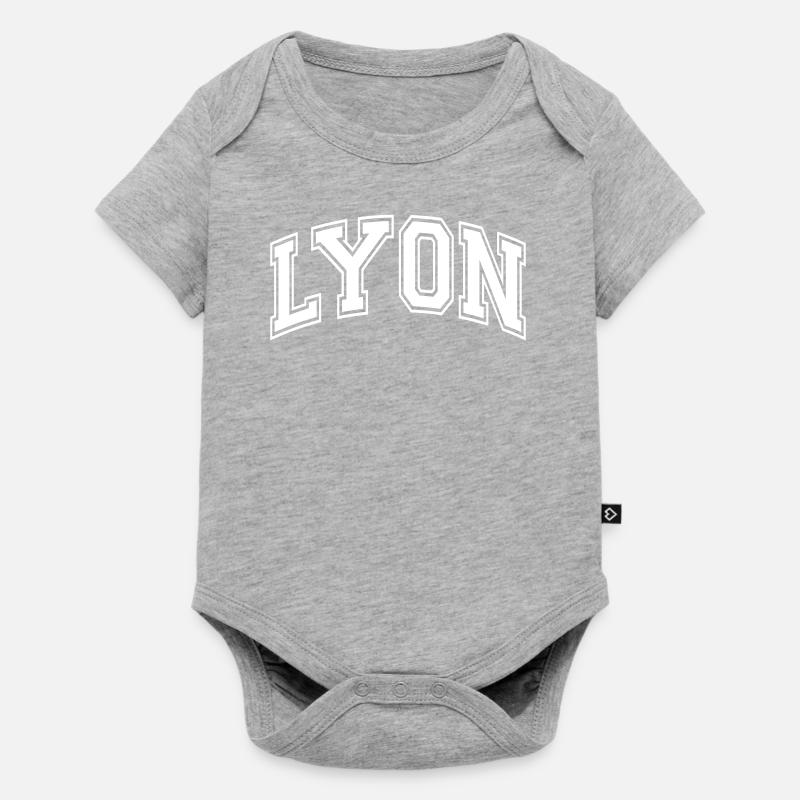 Lyon - Body à manches courtes Premium Bébé - gris chiné