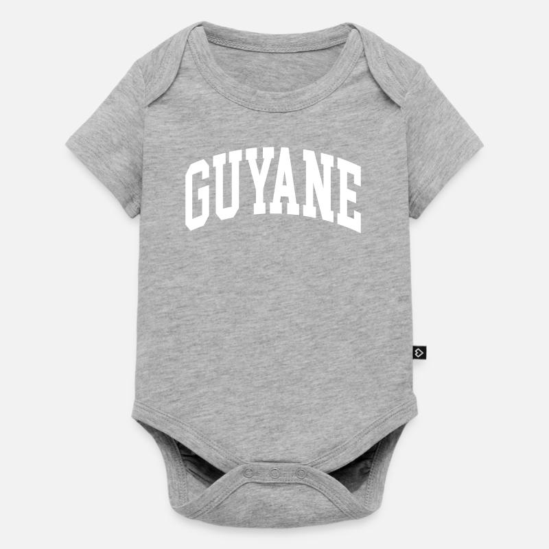 Guyane - Body à manches courtes Premium Bébé - gris chiné