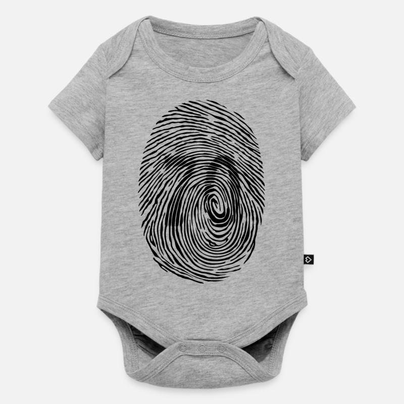 Made in Haute-Saône - Body à manches courtes Premium Bébé - gris chiné