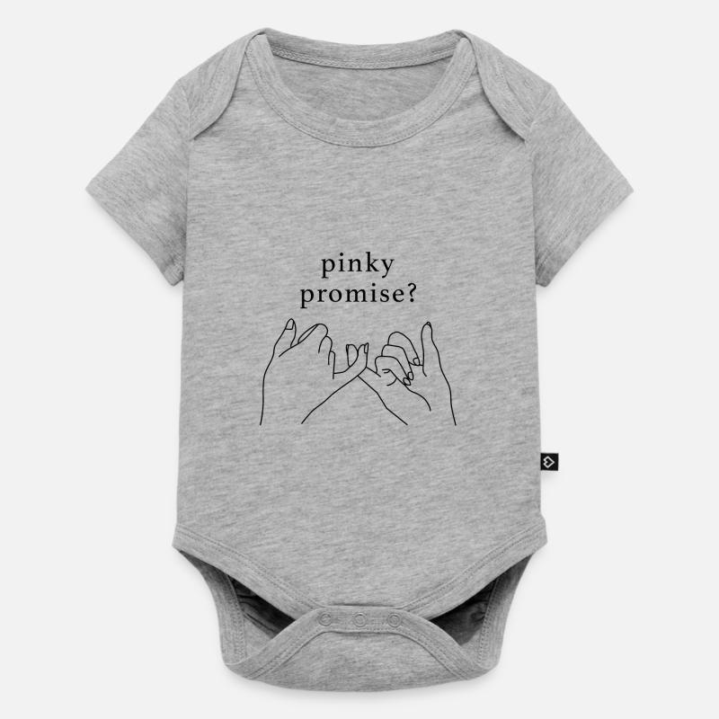 Amitié - Body à manches courtes Premium Bébé - gris chiné