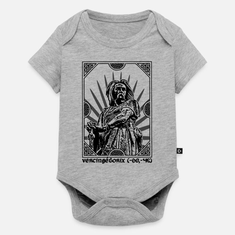 Vercingétorix - Body à manches courtes Premium Bébé - gris chiné