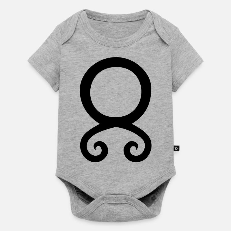 Croix de troll - Body à manches courtes Premium Bébé - gris chiné