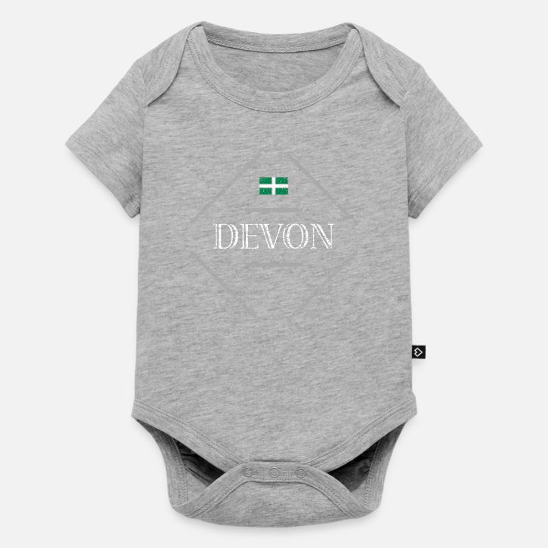 Devon - Baby Premium short-sleeve bodysuit - heather grey