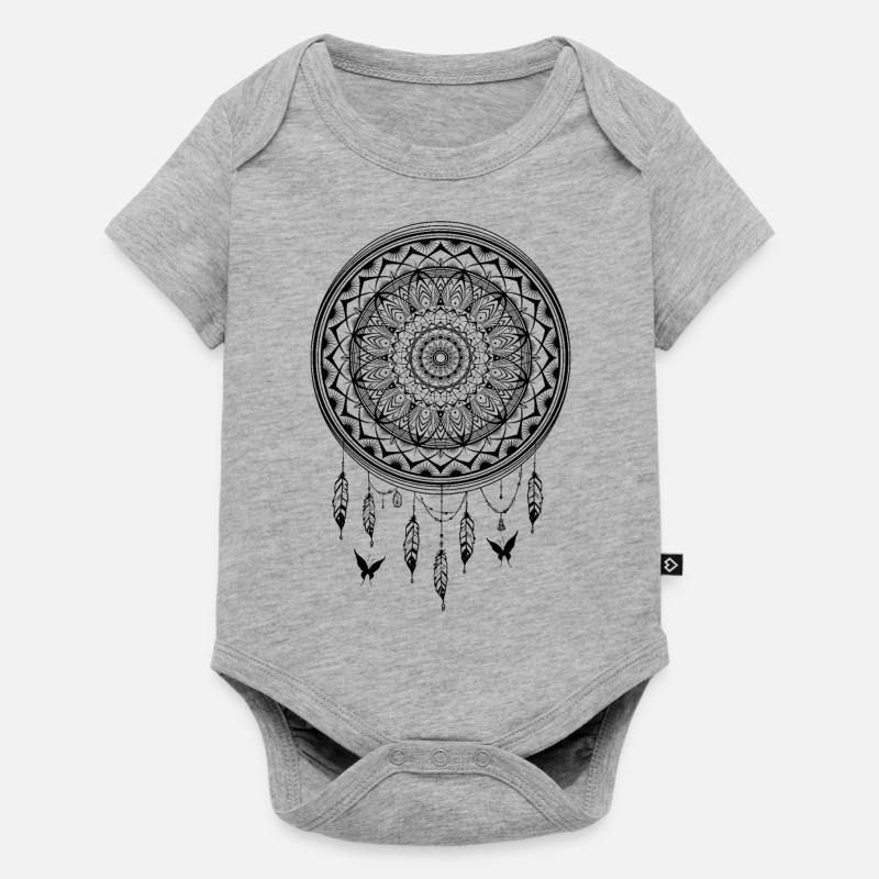 Continuez à rêver - Body à manches courtes Premium Bébé - gris chiné