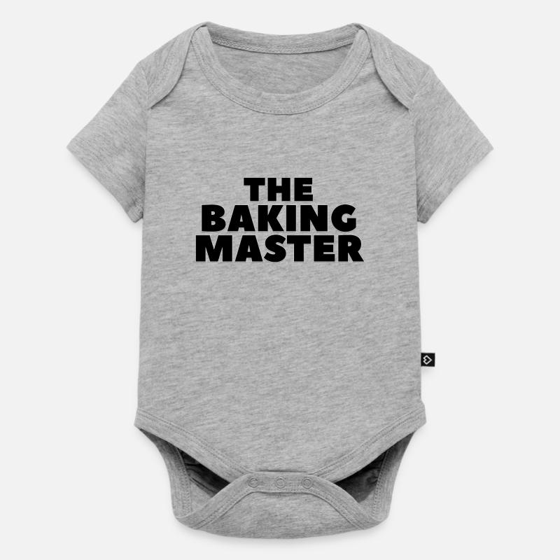 Baking Masterclass Merch - Baby Premium Kurzarmbody - Grau meliert