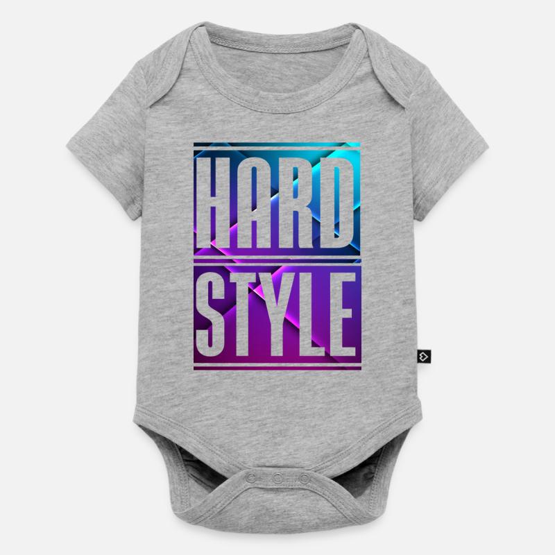 Hardstyle - Body à manches courtes Premium Bébé - gris chiné