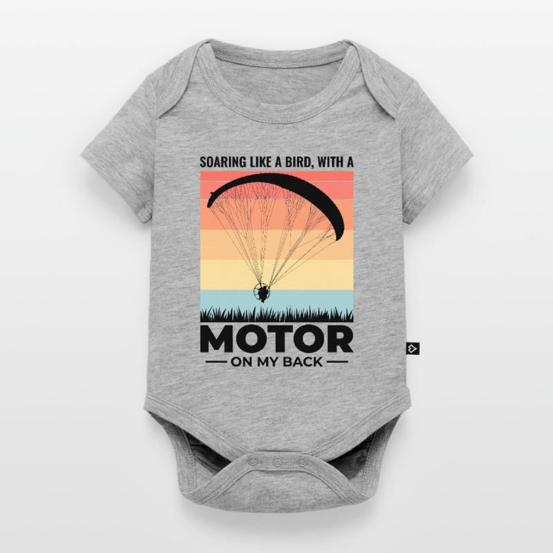 Paramotor Pilot Paramotoring Powered Paraglider Baby Premium short-sleeve bodysuit