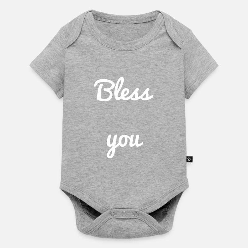 Bless You - Body à manches courtes Premium Bébé - gris chiné