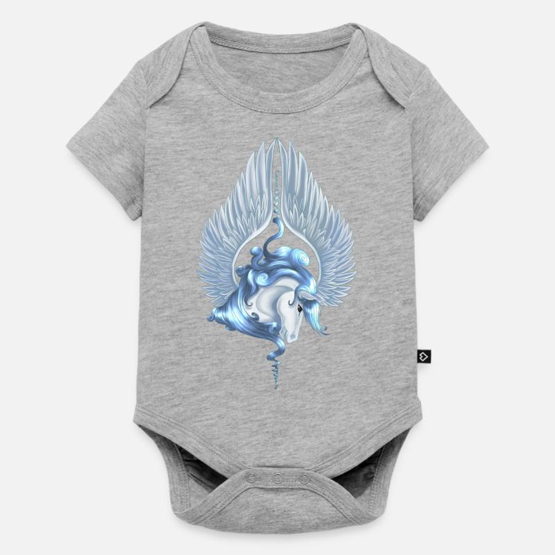 Pegasus 14 - Body à manches courtes Premium Bébé - gris chiné
